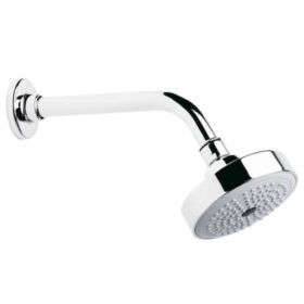 Chuveiro com tubo de parede redondo 100mm Sena - Roca